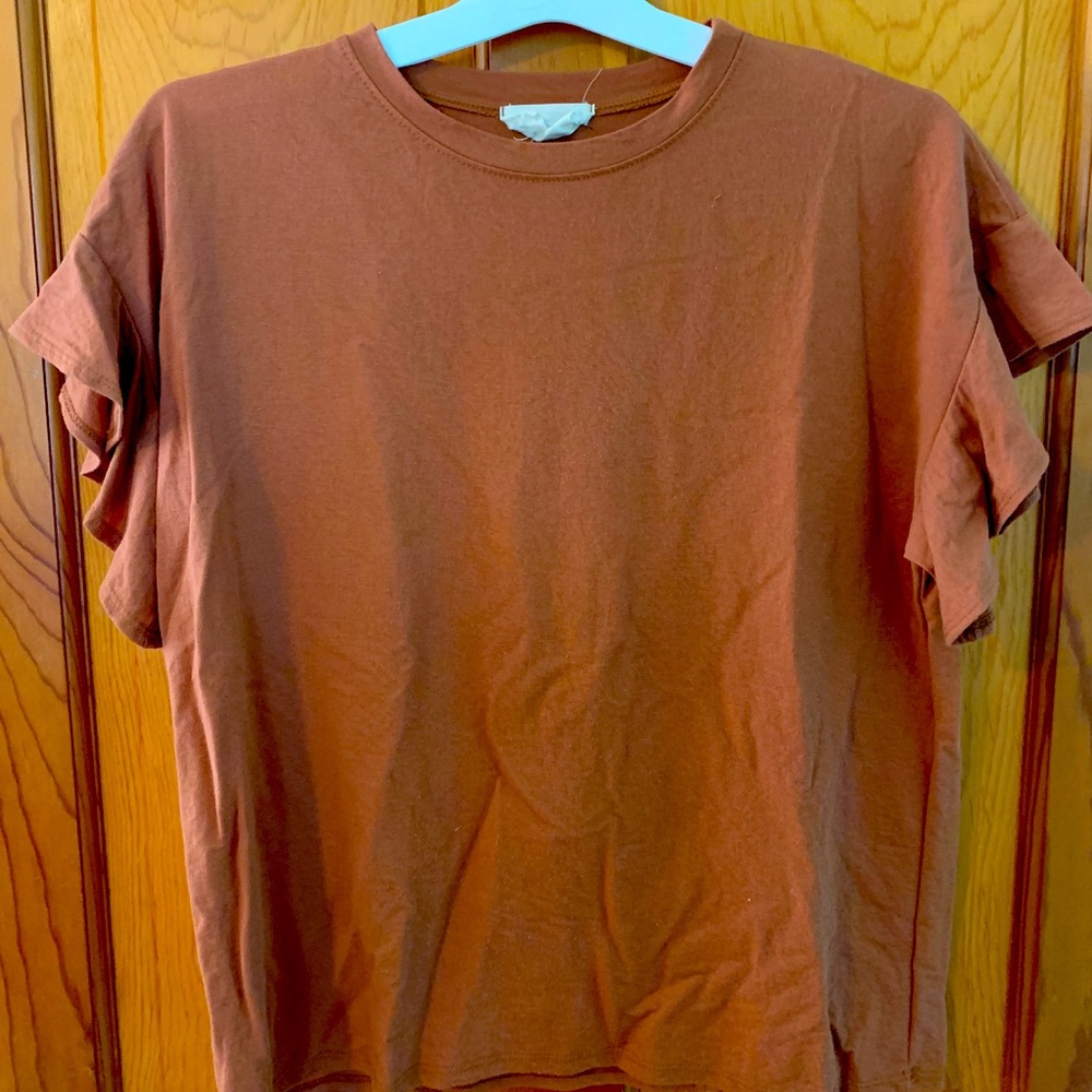 Dress up Boutique short sleeve ruffle shirt